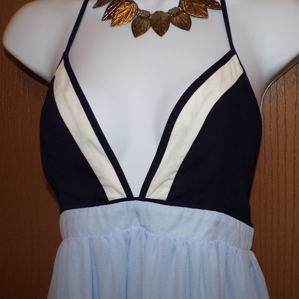 Francesca's Quinn Colorblock Maxi Dress - Picture 4 of 7
